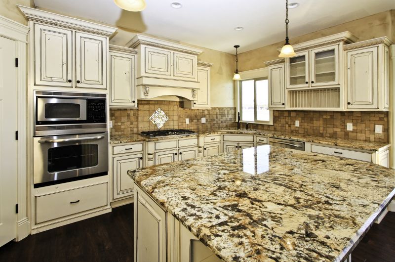 Luxury Kitchen with Dark Granite