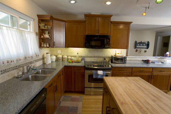 Cherry Cabinet Remodeling in Allen